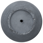 Blumentopf grau rund 38 x 38 x 30 cm ZAKROS