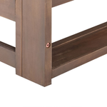 Gartensofa Akazienholz dunkelbraun 2-Sitzer modular Auflagen taupe TIMOR II