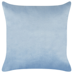 Chaiselongue Samtstoff blau linksseitig GONESSE