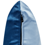 Chaiselongue Samtstoff blau linksseitig GONESSE