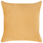 Chaiselongue Samtstoff orange linksseitig GONESSE