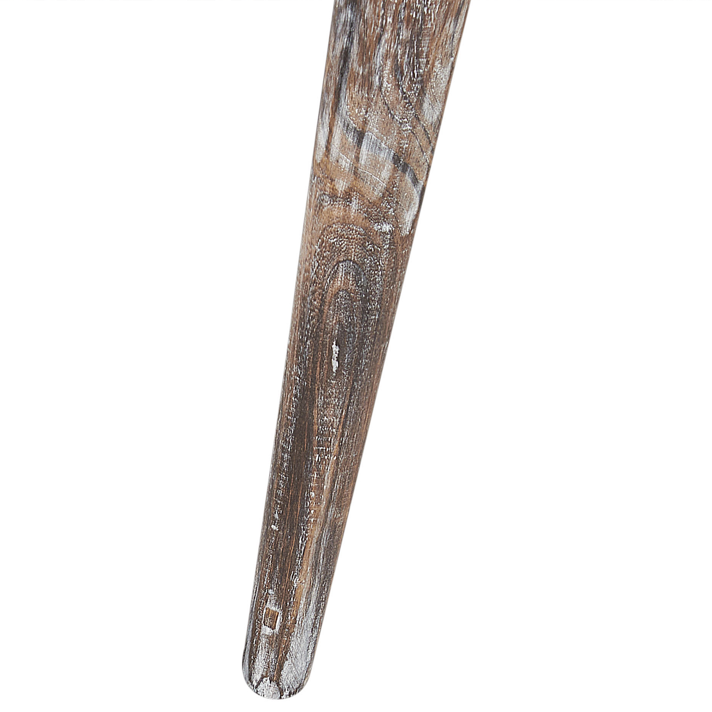 Beistelltisch 2er Set Mangoholz dunkelbraun / cremeweiss rund ADRO