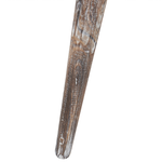 Beistelltisch 2er Set Mangoholz dunkelbraun / cremeweiss rund ADRO