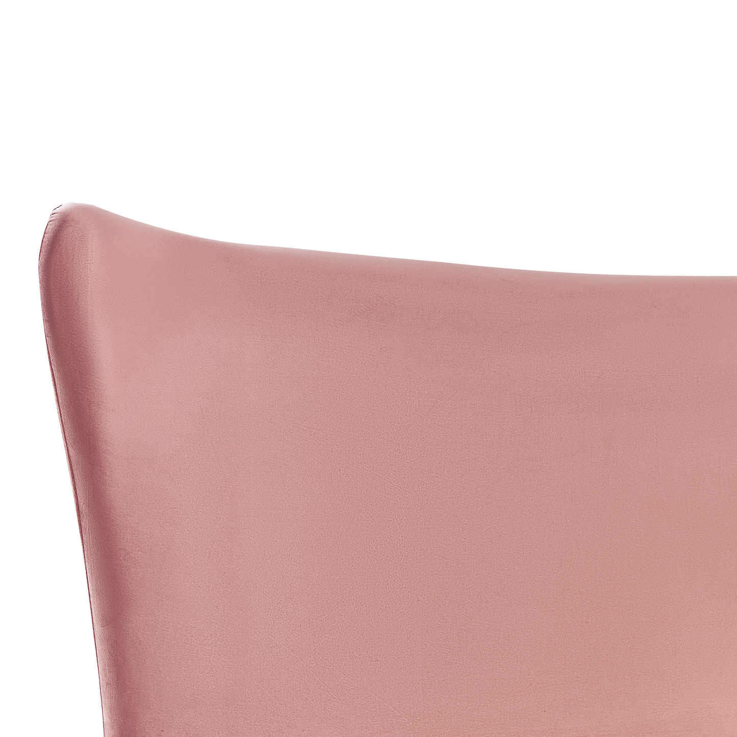 Bett mit Lattenrost Samtstoff CHALEIX 180 x 200 cm Pfirsichrosa