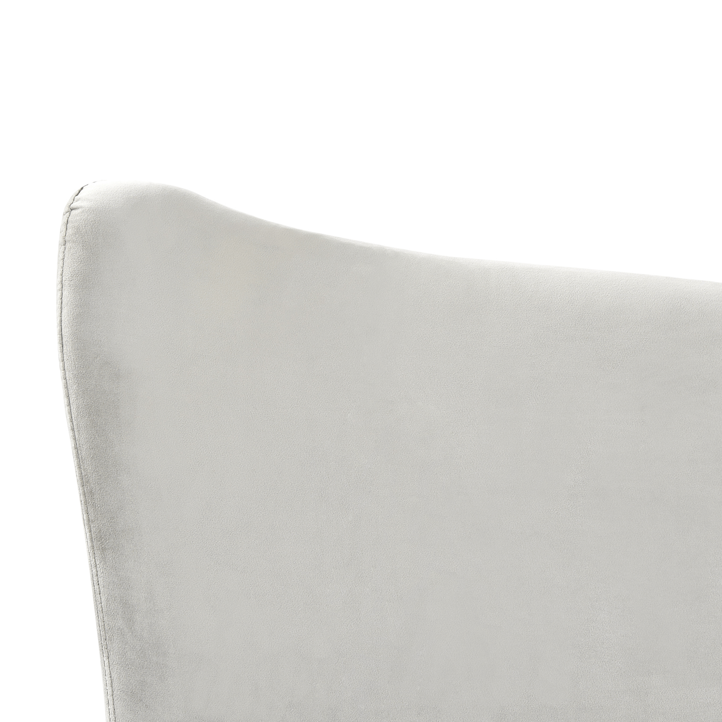 Bett mit Lattenrost Samtstoff CHALEIX 180 x 200 cm Hellgrau
