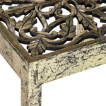 Beistelltisch gold / schwarz quadratisch 40 x 40 cm PALASI