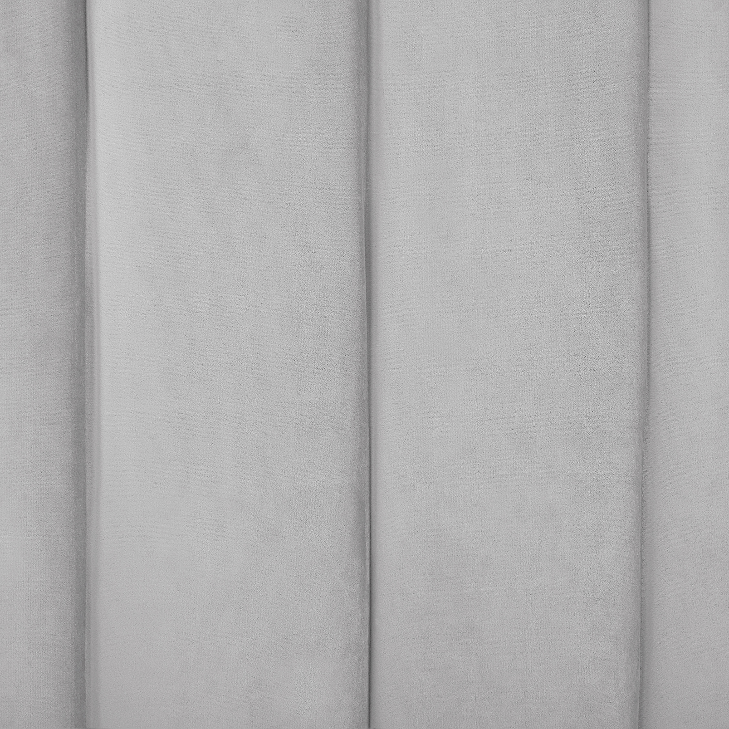 Bett mit Lattenrost Samtstoff AMBILLOU 160 x 200 cm Hellgrau