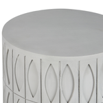 Beistelltisch hellgrau rund ø 45 cm DEARA