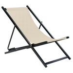 Gartenliege Metall Beige LOCRI II