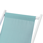 Gartenliege Metall Türkis LOCRI II