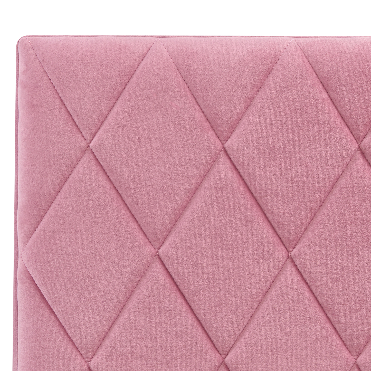 Bett mit Stauraum Samtstoff ROCHEFORT 140 x 200 cm Rosa