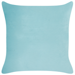 Dekokissen 2er Set ALLIUM Samtstoff 45 x 45 cm Blau Streifenmuster