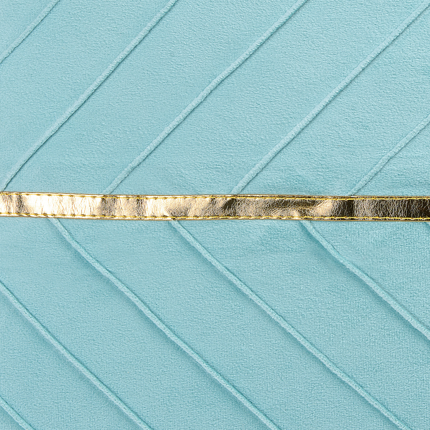 Dekokissen 2er Set CONEFLOWER 45 x 45 cm Hellblau Streifenmuster