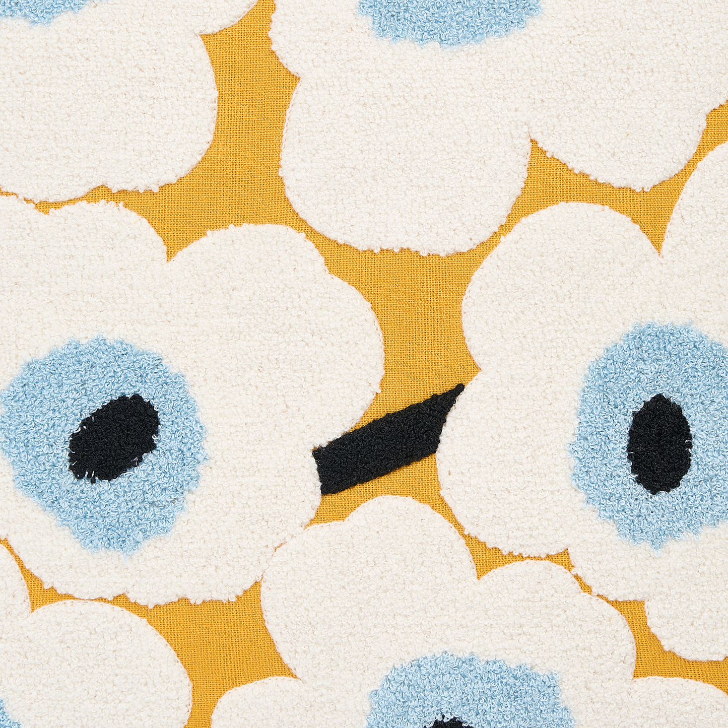 Dekokissen Blumenmuster Baumwolle mehrfarbig bestickt 45 x 45 cm 2er Set SPRUCE