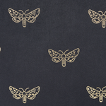 Dekokissen 2er Set YUZURI Samtstoff 45 x 45 cm Schwarz Tiermuster