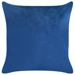 Dekokissen 2er Set YUZURI Samtstoff 45 x 45 cm Marineblau Tiermuster
