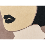 Dekokissen 2er Set SILPHIUM Baumwolle 45 x 45 cm Braun Abstraktes Muster