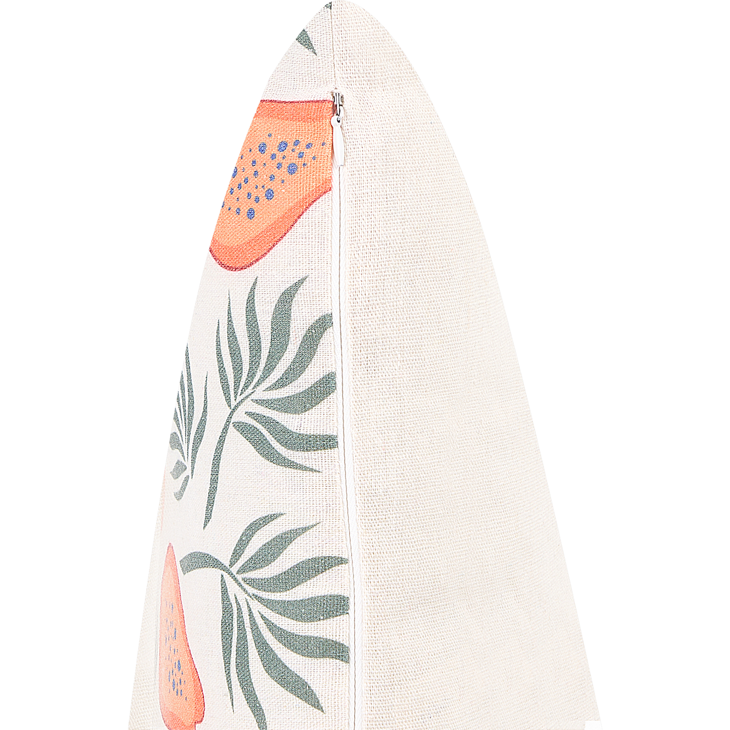 Dekokissen 2er Set AVENS 45 x 45 cm Bunt Pflanzenmuster