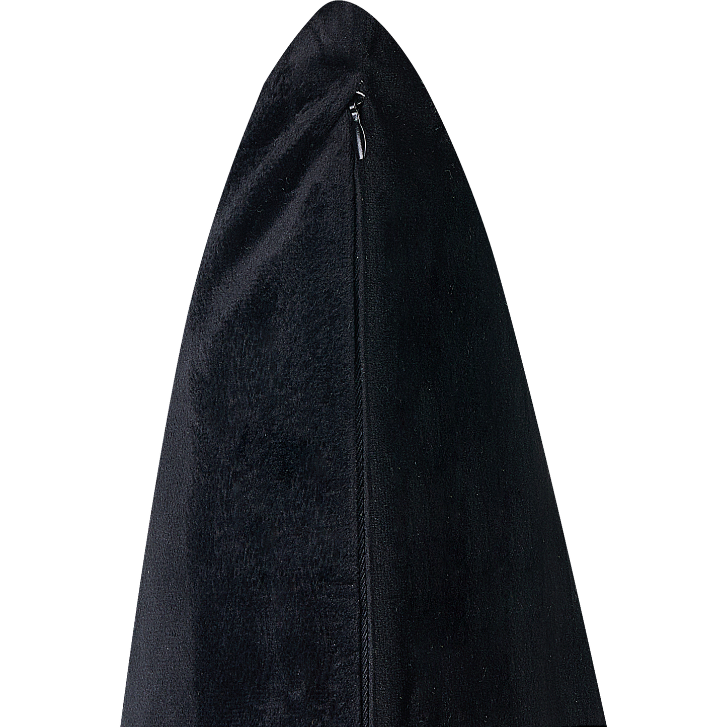 Dekokissen 2er Set TALINUM Samtstoff 45 x 45 cm Schwarz Tiermuster