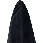 Dekokissen 2er Set TALINUM Samtstoff 45 x 45 cm Schwarz Tiermuster