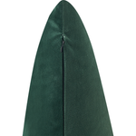 Dekokissen 2er Set TALINUM Samtstoff 45 x 45 cm Smaragdgrün Tiermuster