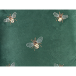 Dekokissen 2er Set TALINUM Samtstoff 45 x 45 cm Smaragdgrün Tiermuster