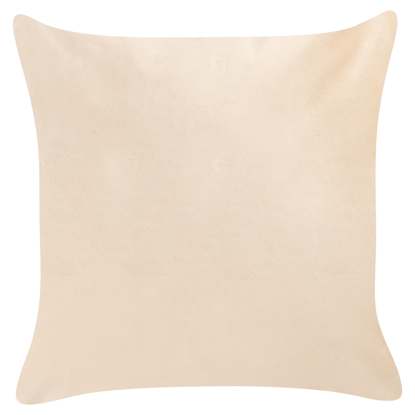 Dekokissen 2er Set TALINUM Samtstoff 45 x 45 cm Beige Tiermuster