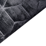 Kunstfellteppich Kaninchen schwarz 160 x 230 cm Shaggy THATTA