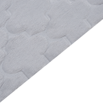 Kunstfellteppich Kaninchen grau 80 x 150 cm Shaggy GHARO