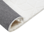 Kunstfellteppich Kaninchen weiss 80 x 150 cm Shaggy THATTA