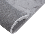 Kunstfellteppich Kaninchen grau 160 x 230 cm Shaggy THATTA