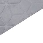 Kunstfellteppich Kaninchen grau 80 x 150 cm Shaggy THATTA