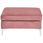 Ottomane EVJA Samtstoff Rosa