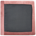 Ottomane EVJA Samtstoff Rosa