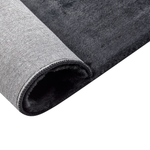 Kunstfellteppich Kaninchen schwarz 160 x 230 cm MIRPUR