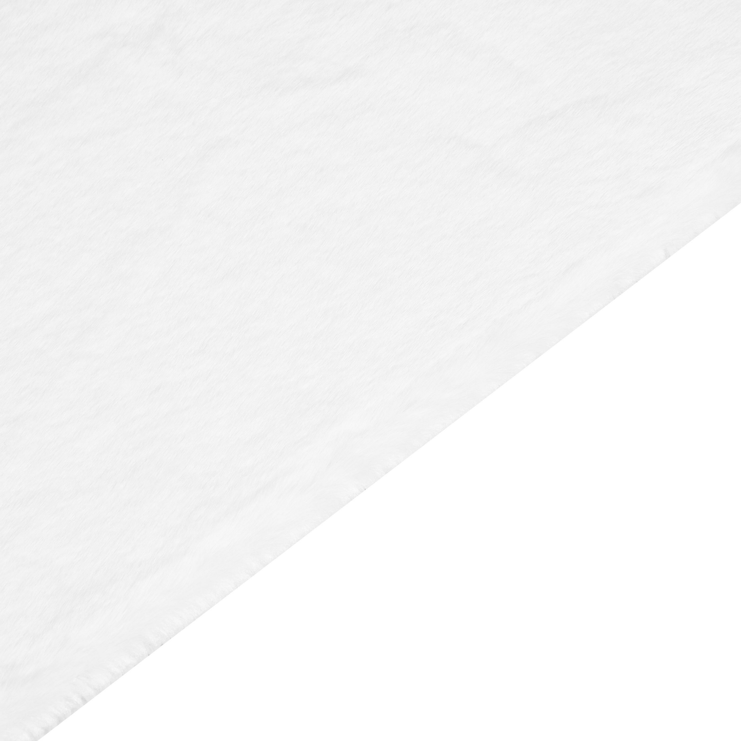 Kunstfellteppich Kaninchen weiss 160 x 230 cm MIRPUR