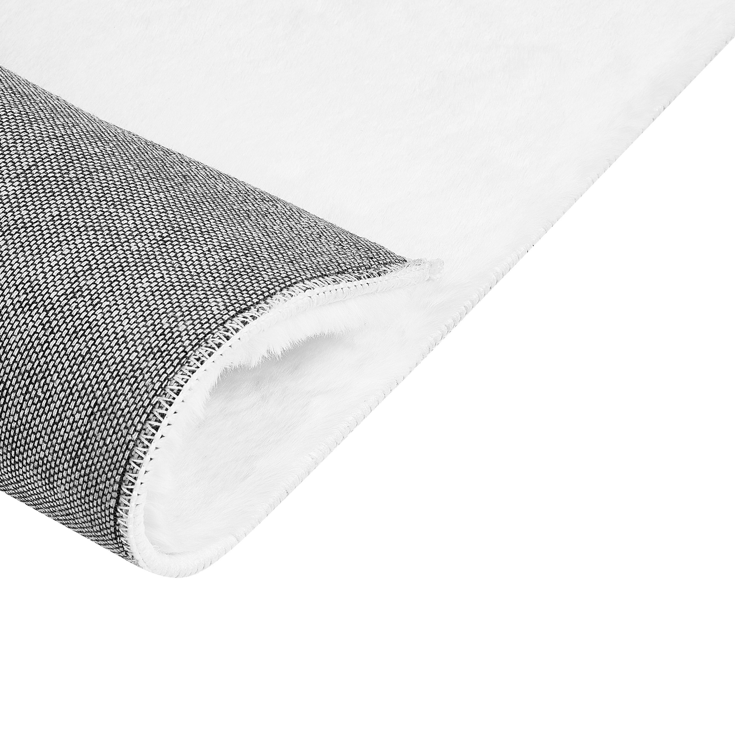 Kunstfellteppich Kaninchen weiss 80 x 150 cm MIRPUR