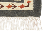 Kelim Teppich Wolle mehrfarbig 80 x 300 cm orientalisches Muster Kurzflor GHUKASAVAN