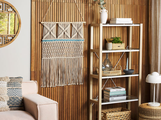 Wandbehang KALADY Baumwolle 141 cm Beige