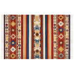 Kelim Teppich Wolle mehrfarbig 200 x 300 cm orientalisches Muster Kurzflor JRARAT