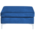 Ottomane EVJA Samtstoff Marineblau