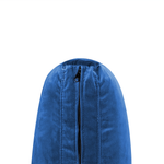 Ecksessel Samtstoff marineblau mit Metallbeinen EVJA