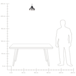 Hängelampe TALPARO Glas Silber