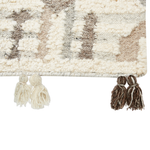 Kelim Teppich Wolle mehrfarbig 80 x 150 cm geometrisches Muster Kurzflor KAGHTSRASHEN