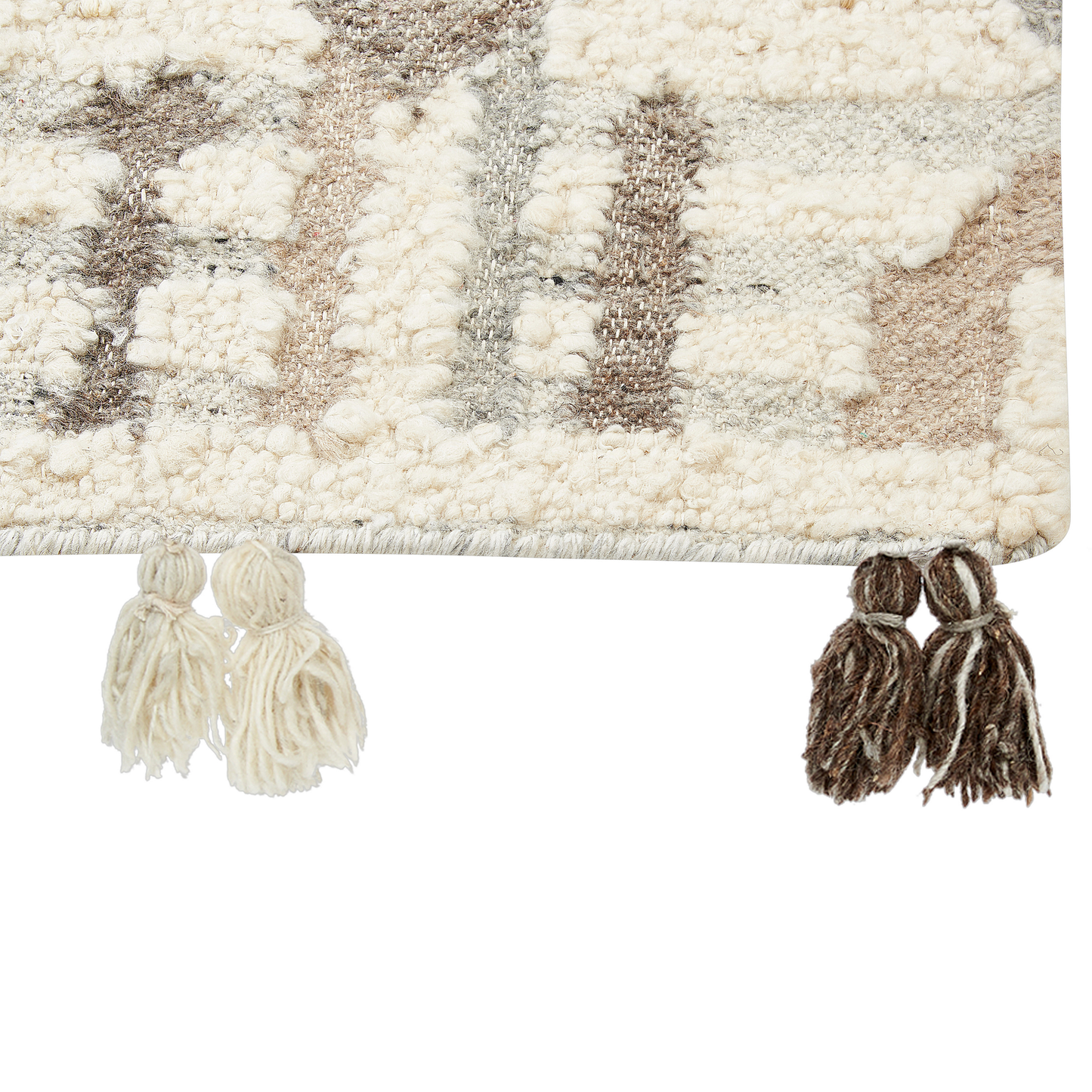 Kelim Teppich Wolle mehrfarbig 160 x 230 cm geometrisches Muster Kurzflor KAGHTSRASHEN