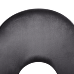 Esszimmerstuhl 2er Set COVELO Samtstoff Schwarz