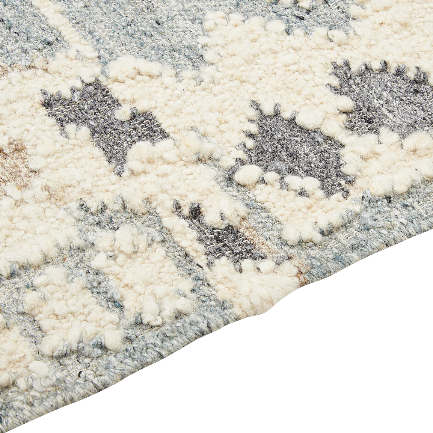 Kelim Teppich Wolle mehrfarbig 160 x 230 cm geometrisches Muster Kurzflor MRGAVET