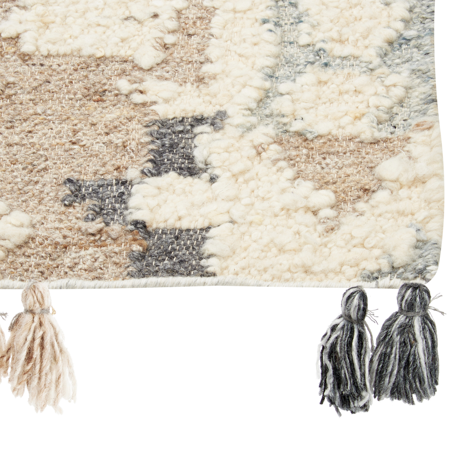 Kelim Teppich Wolle mehrfarbig 200 x 300 cm geometrisches Muster Kurzflor MRGAVET