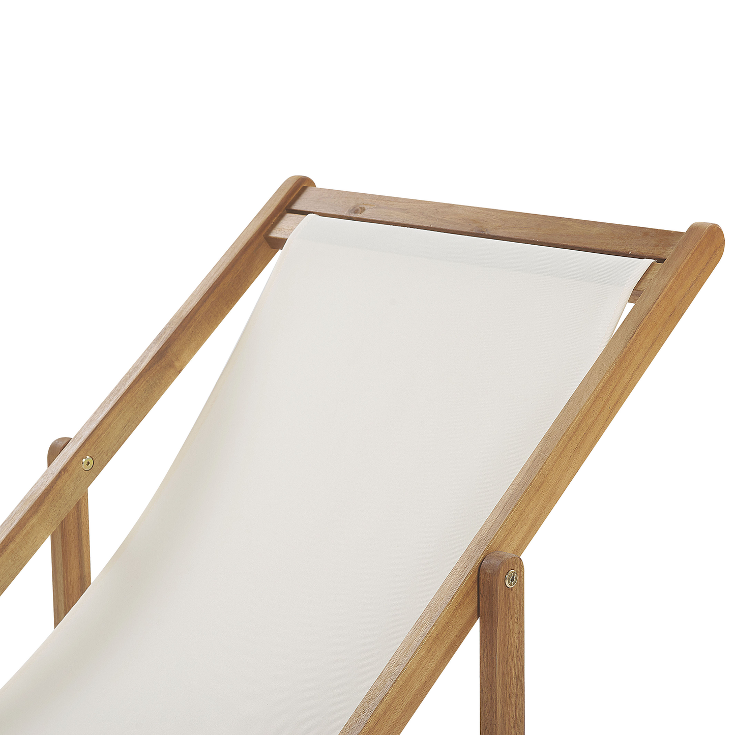 Liegestuhl Akazienholz hellbraun mit 2 Ersatzstoffbezügen (mehrere Varianten zur Auswahl) ANZIO