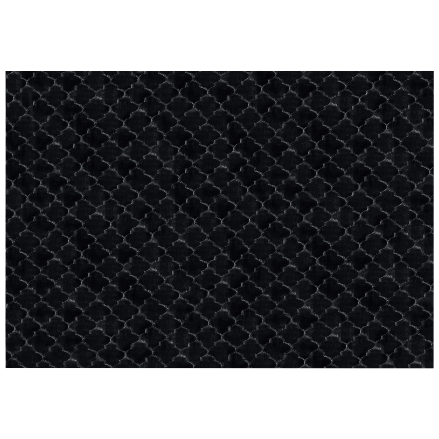 Kunstfellteppich Kaninchen schwarz 160 x 230 cm Shaggy GHARO